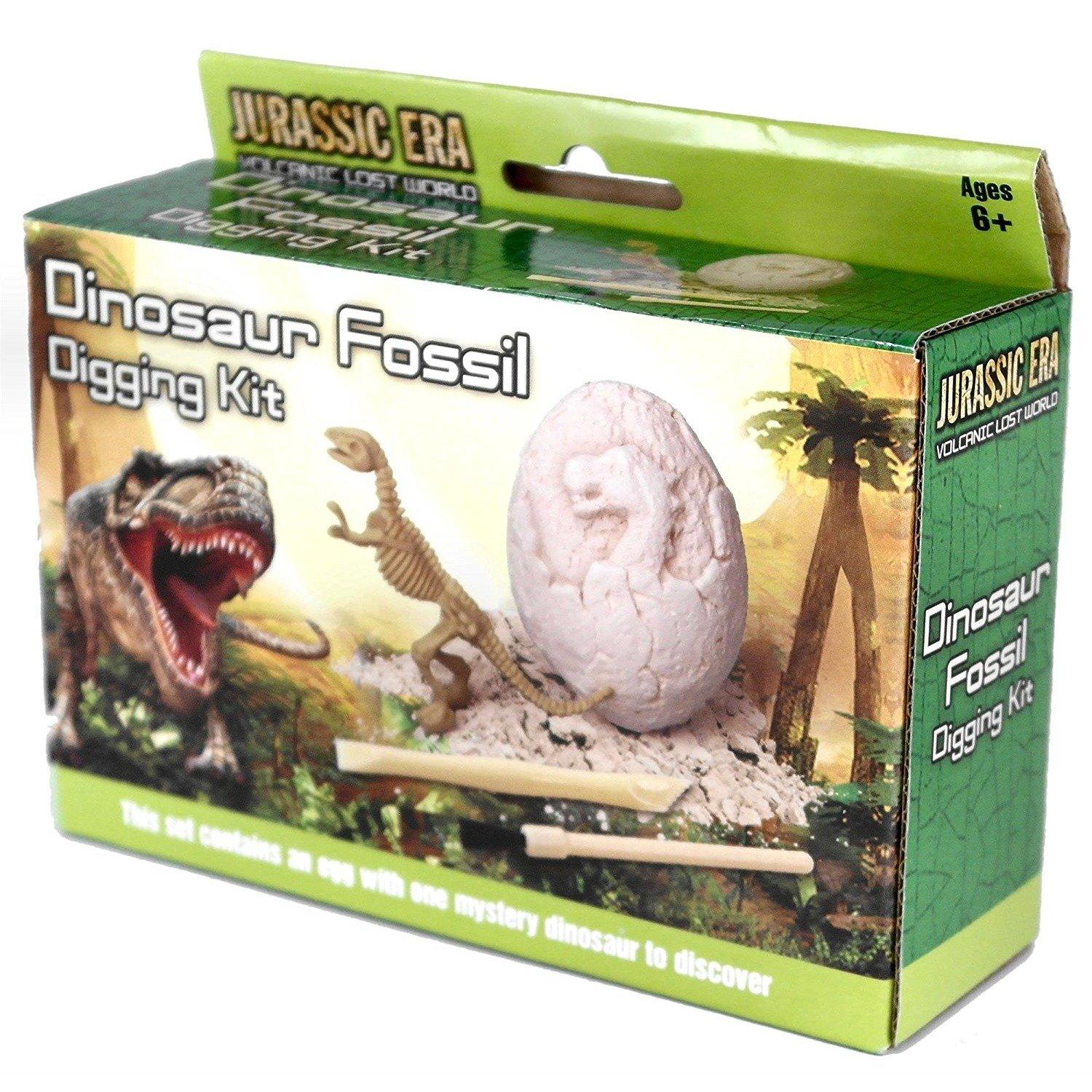 Dinosaur Fossil Digging Kit Playset With Mystery Dinosaur