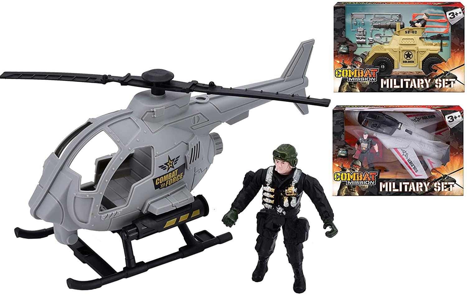 3 Piece Military Army Toy Set (One at Random)