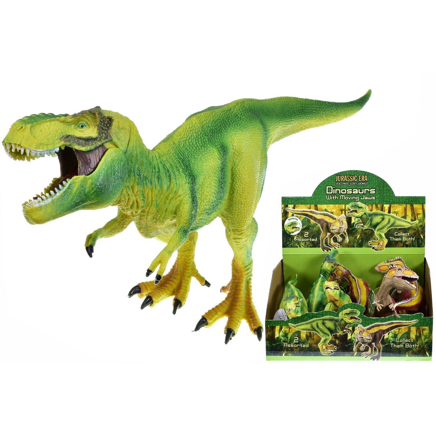 27cm Dinosaur With Moving Jaw (Styles Vary)