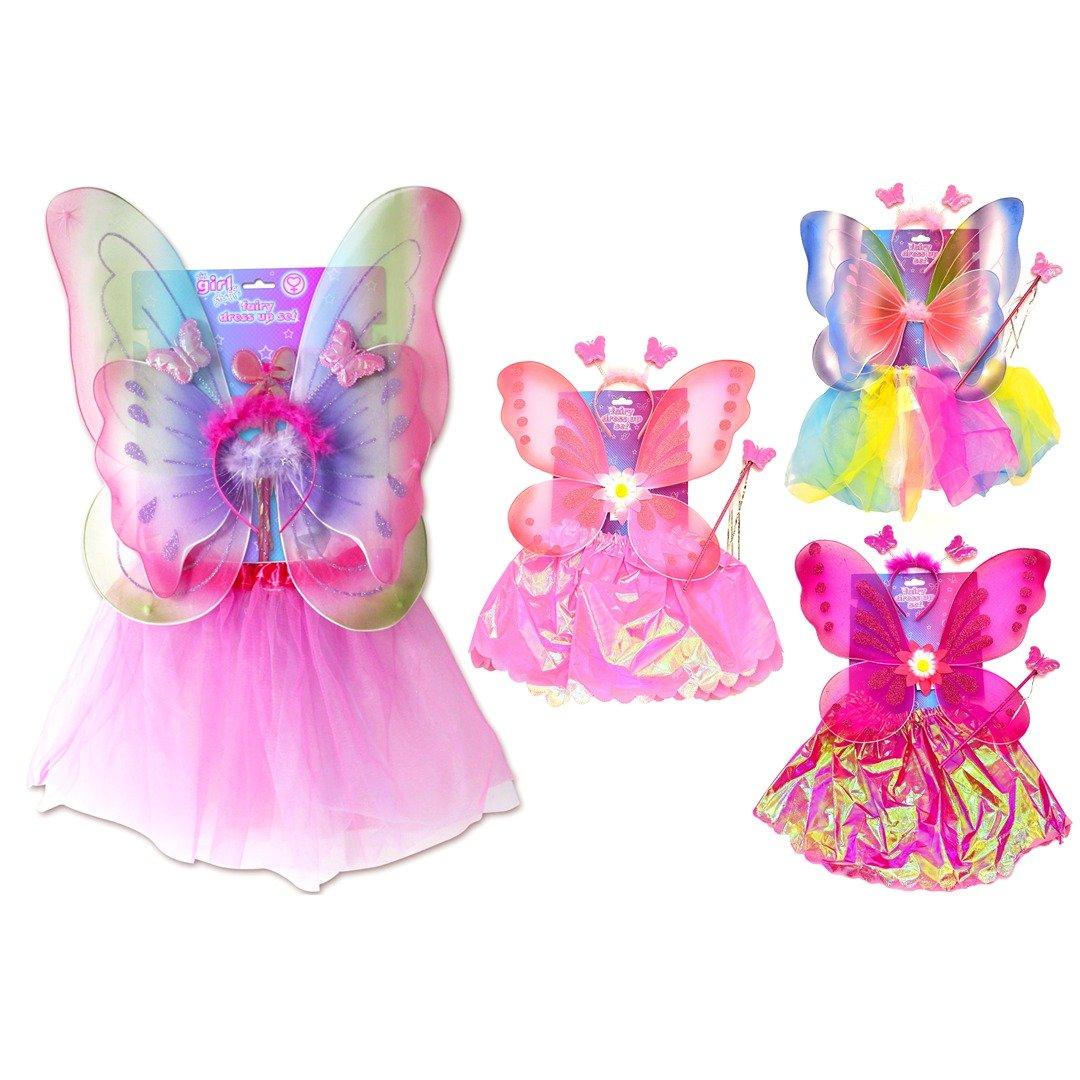 4 Piece Fairy Dress Up Set (Styles Vary)