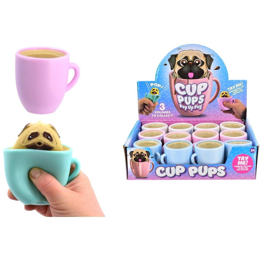 Cup Pups Squishy Toy (One Supplied)