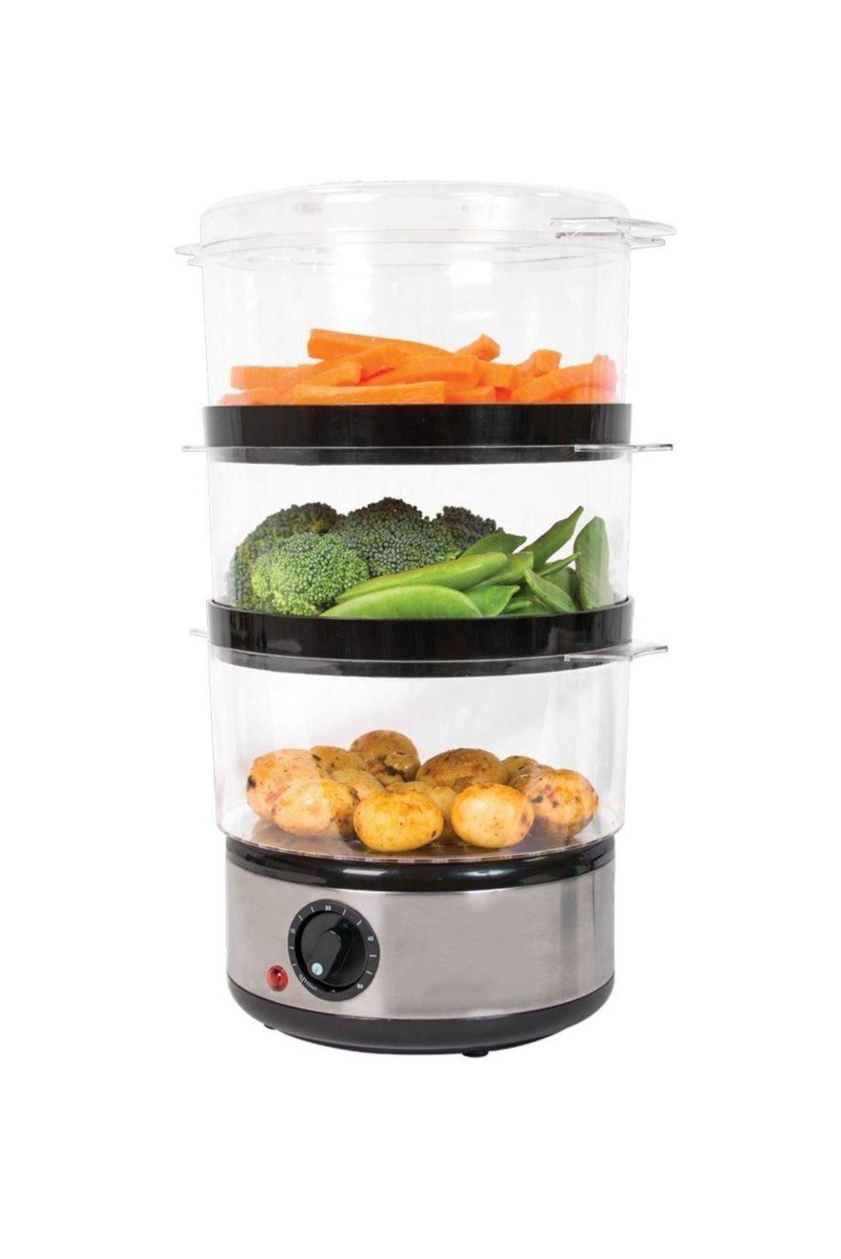 3 Layer Compact Food Steamer 