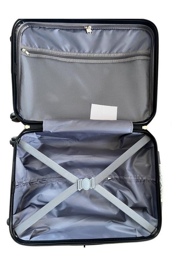 Groundlevel 3pc ABS 4 Wheel Diamond Luggage Set 3