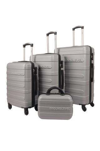 Product 4 Piece Regency Hard Shell Luggage Set - Navy Grey
