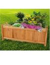 Groundlevel Large Contemporary Wooden Planter thumbnail 1