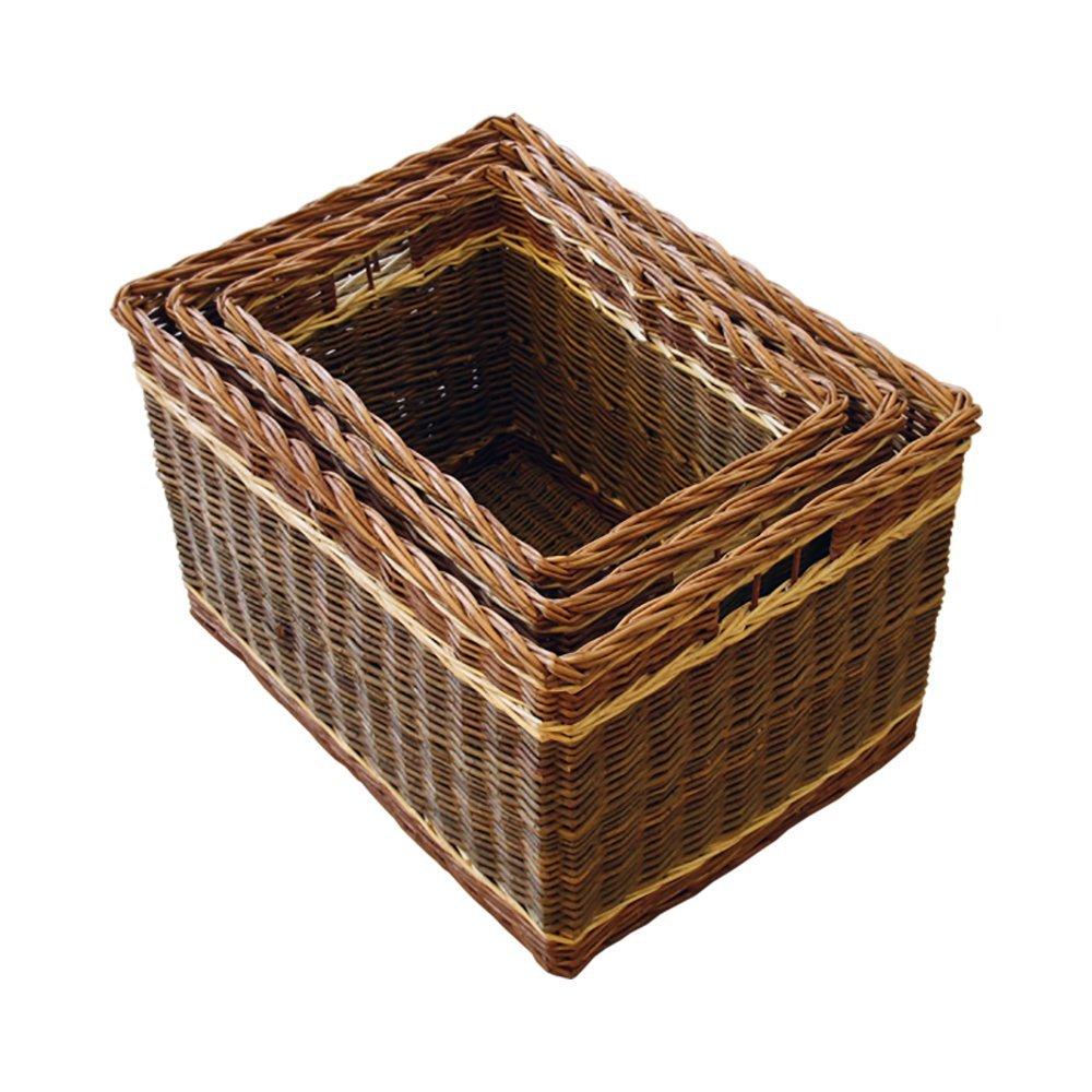 Wicker Set of 3 Windemere Log Baskets
