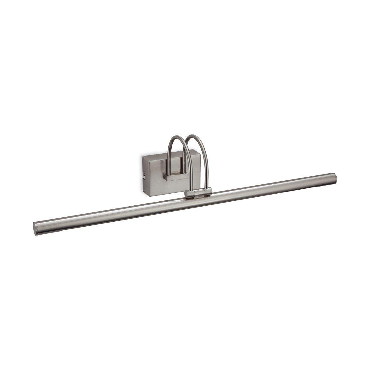 Lisa LED Picture Wall Light Brushed Steel