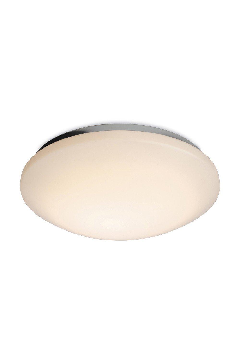 Siena Led Round Flush Bathroom Ceiling Light White Polycarbonate Diffuser Ip44