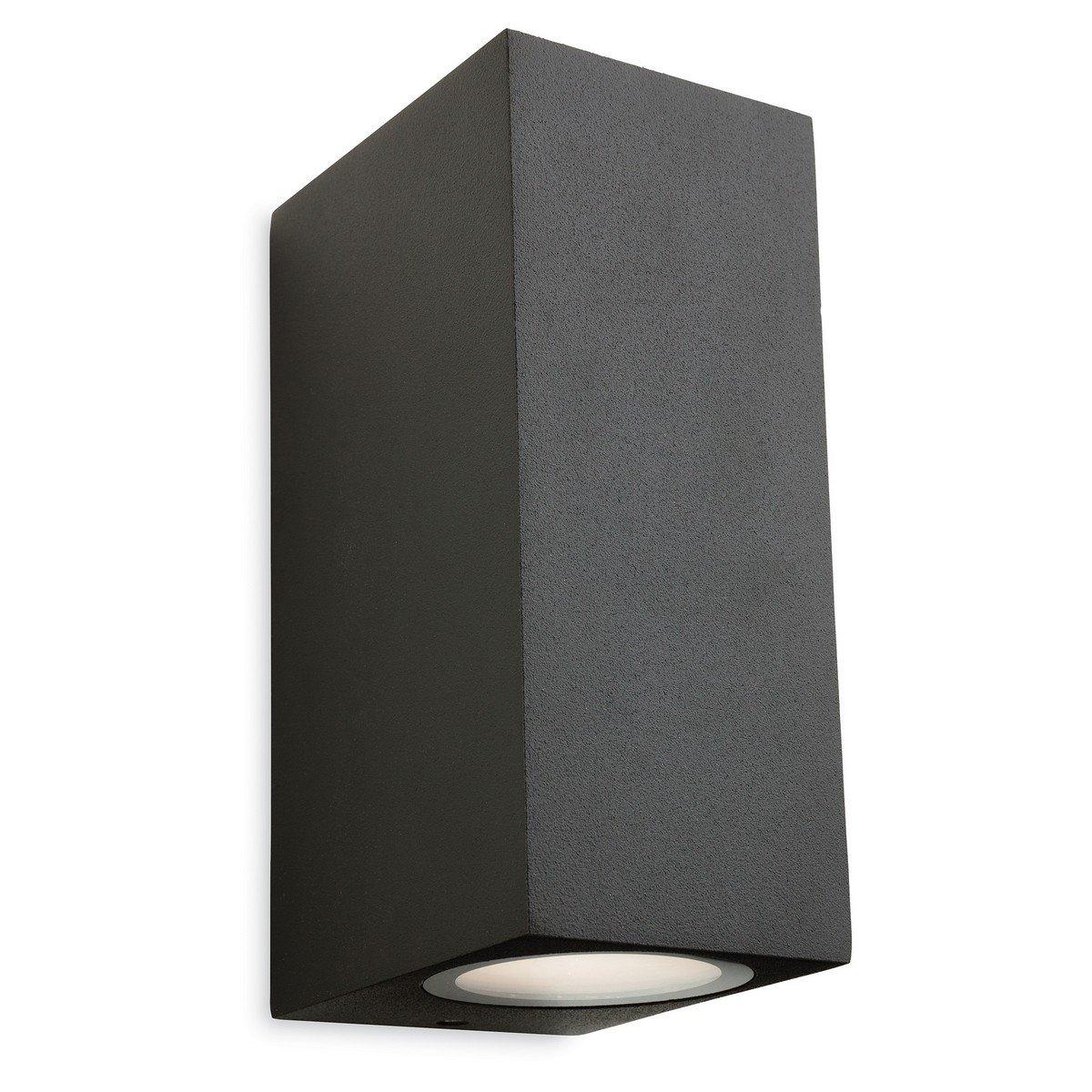 Capital LED 2 Light Outdoor Up Down Wall Light Graphite IP54