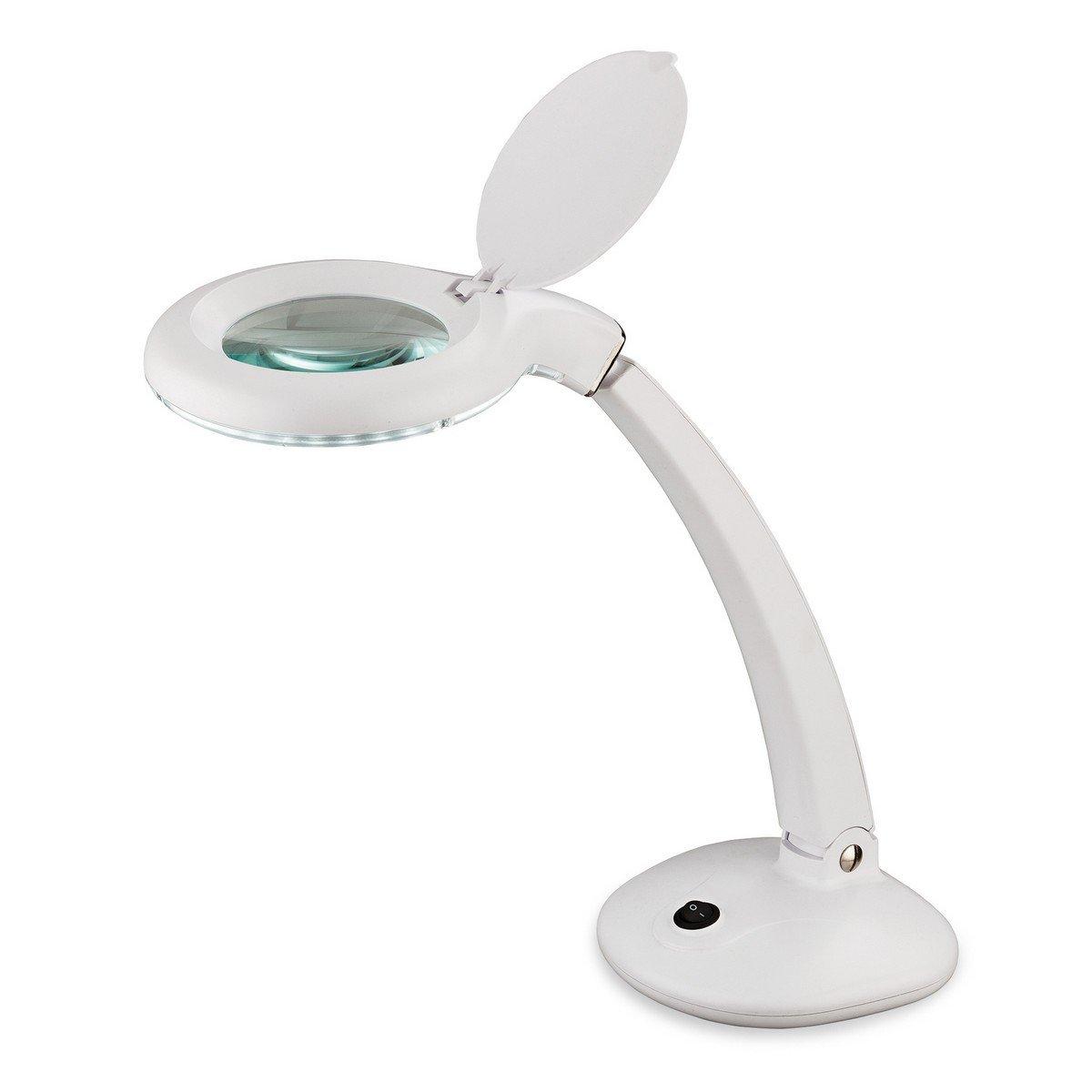 Integrated LED Magnifying Table Light White