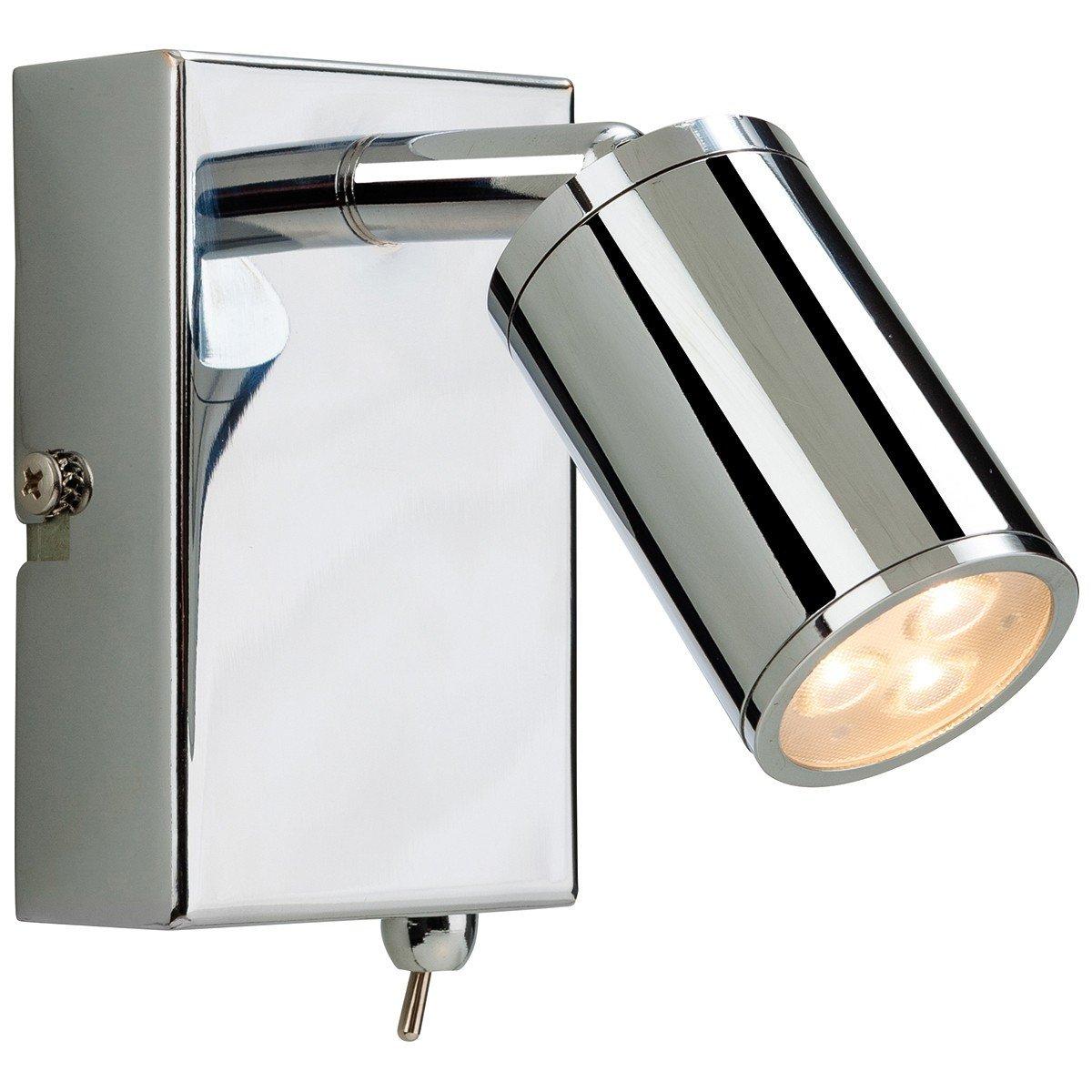 Orion LED 3 Light Indoor Wall Spotlight (Switched) Chrome