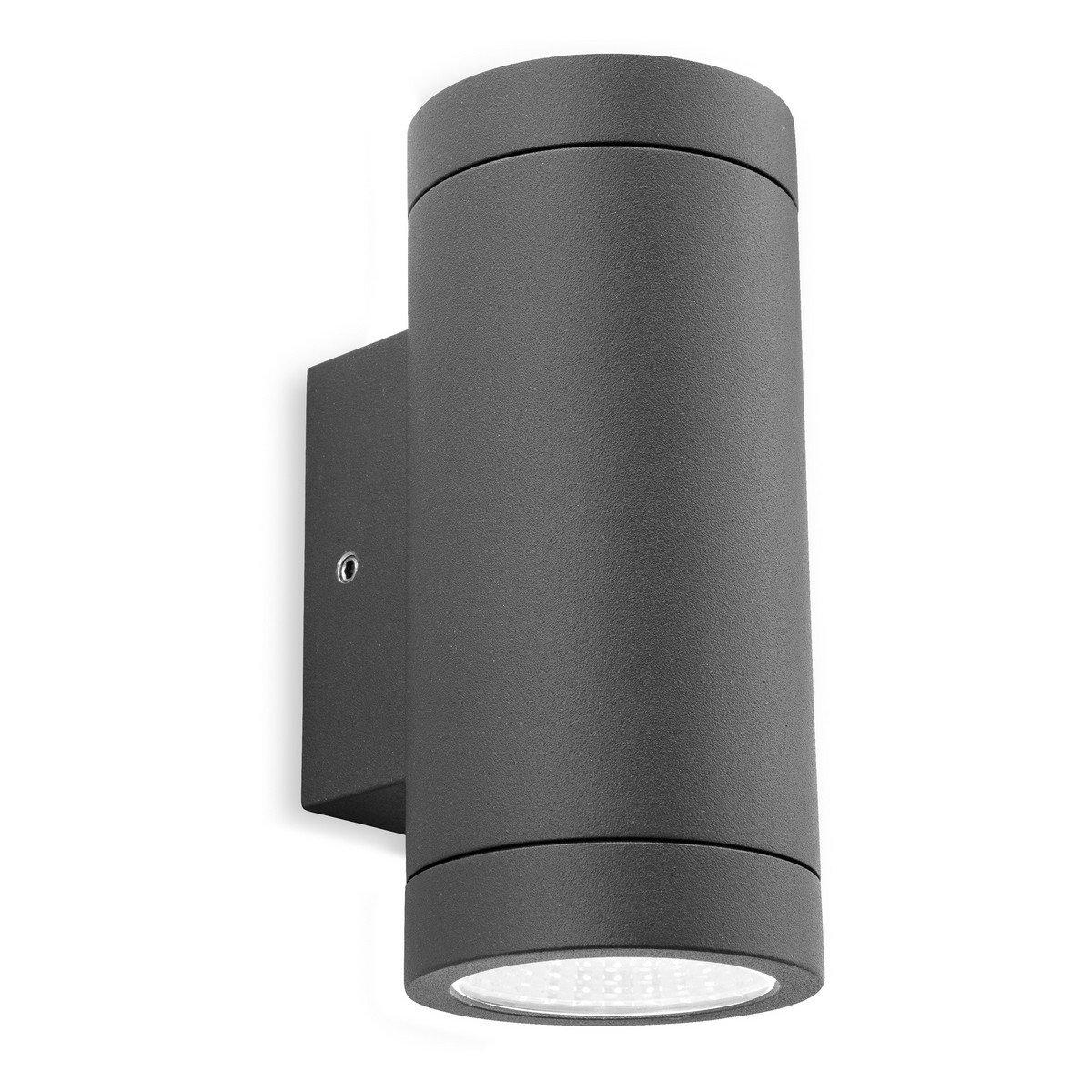 Shelby LED 2 Light Outdoor Up Down Wall Light Graphite IP65
