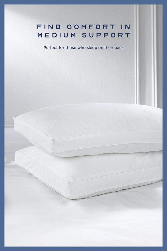 Snuggledown 1 Pack Hotel Luxurious Back Sleeper Medium Support Pillow 2