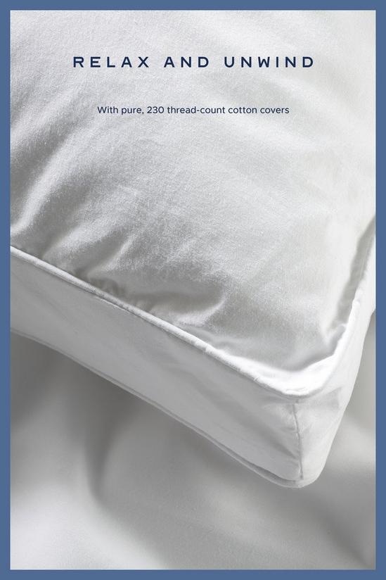 Snuggledown 1 Pack Hotel Luxurious Back Sleeper Medium Support Pillow 4