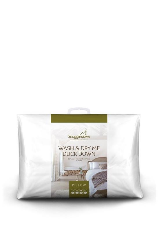 Snuggledown 1 Pack Wash & Dry Me Duck Down Medium Support Pillows 1