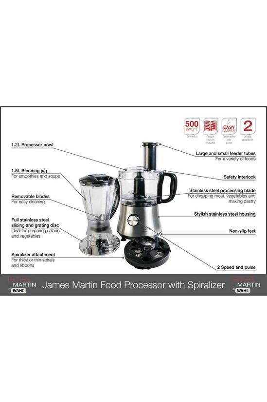James Martin By WAHL Food Processor with Spiralizer 3