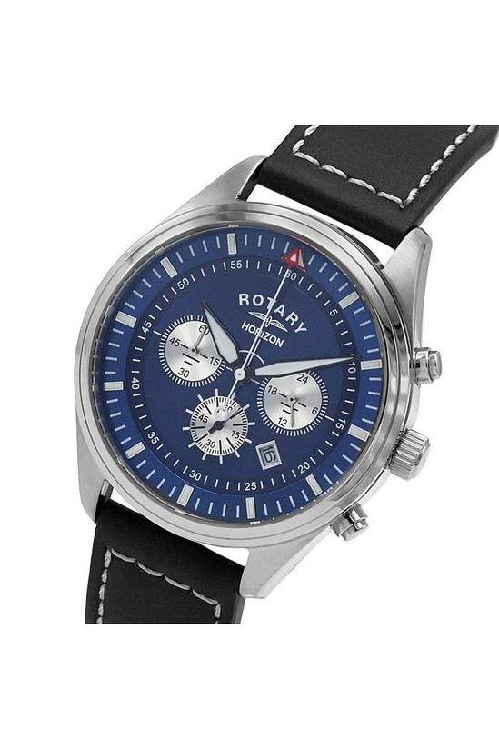 Rotary Horizon Stainless Steel Classic Analogue Quartz Watch - Hgs00010/04 3