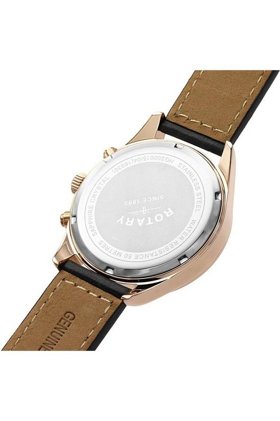 Rotary Horizon Stainless Steel Classic Analogue Quartz Watch - Hgs00015/04 3