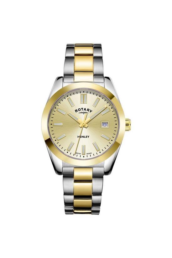 Rotary Quartz Gold Plated Stainless Steel Classic Quartz Watch - Lb05181/03 1