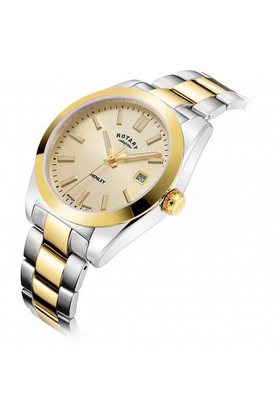 Rotary Quartz Gold Plated Stainless Steel Classic Quartz Watch - Lb05181/03 2