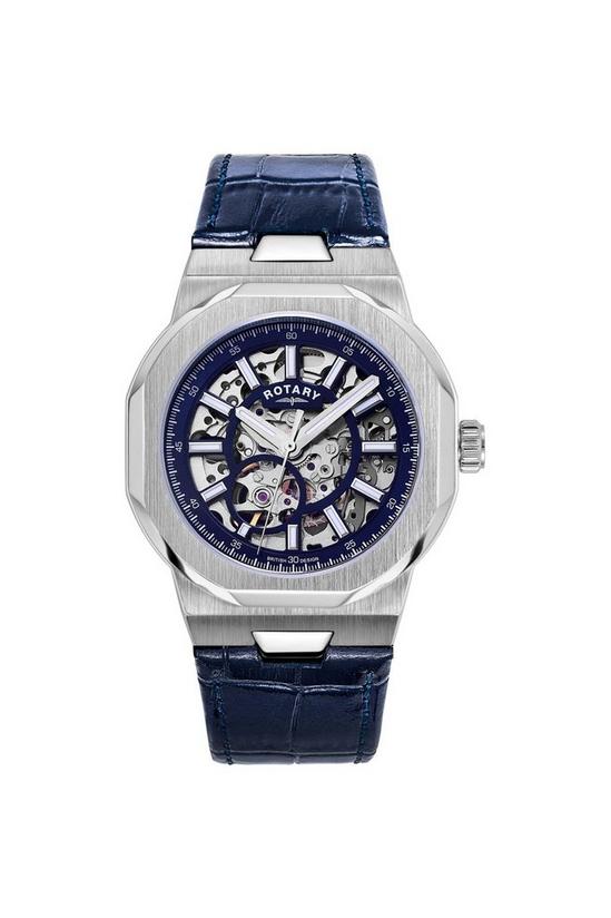 Rotary Skeleton Stainless Steel Classic Analogue Watch - Gs05415/05 1