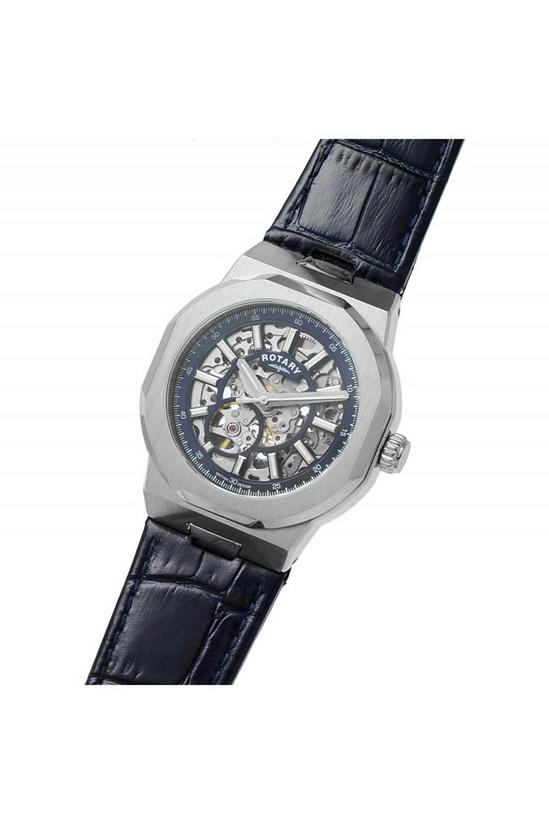 Rotary Skeleton Stainless Steel Classic Analogue Watch - Gs05415/05 6