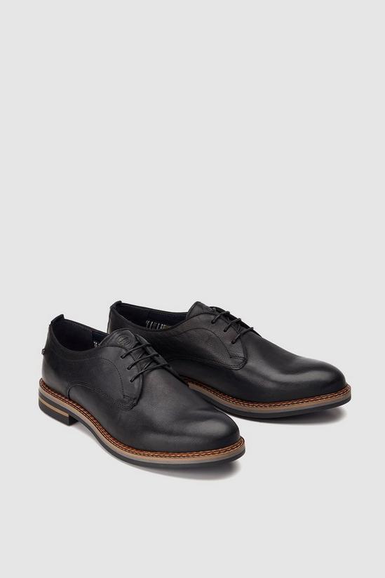 Base London 'Stark' Leather Derby Shoes 6