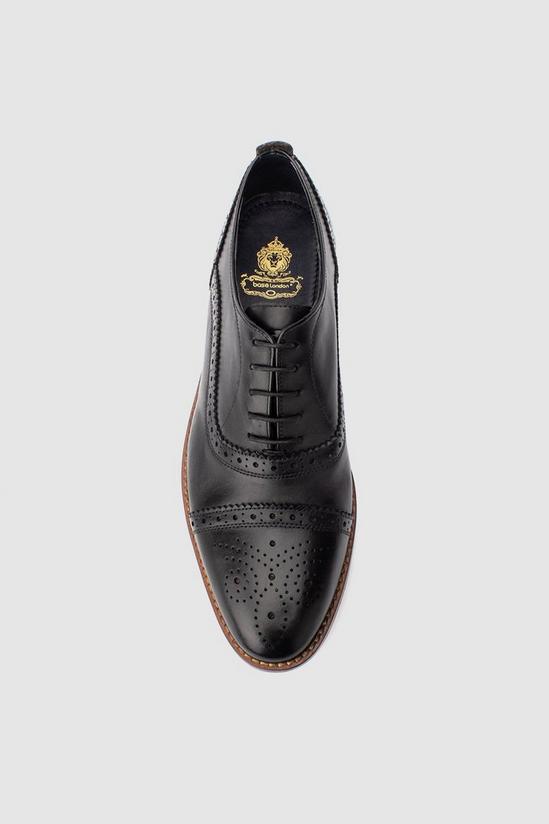 Base London 'Cast' Leather Oxford Brogue Shoes 4