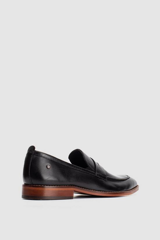 Base London 'Lens' Leather Loafers 3