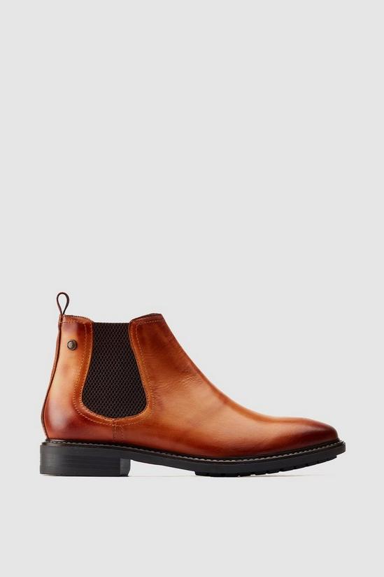 Base London 'Seymour' Leather Chelsea Boots 1
