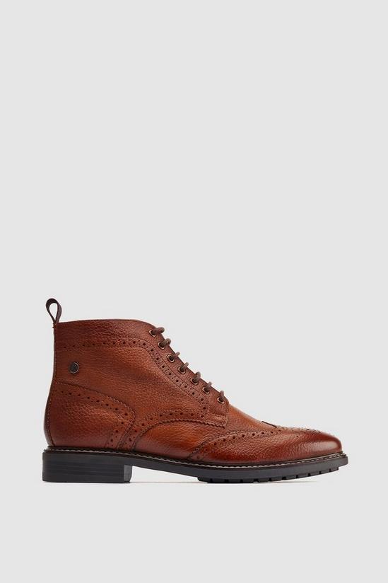 Base London 'Berkley' Leather Brogue Boots 1