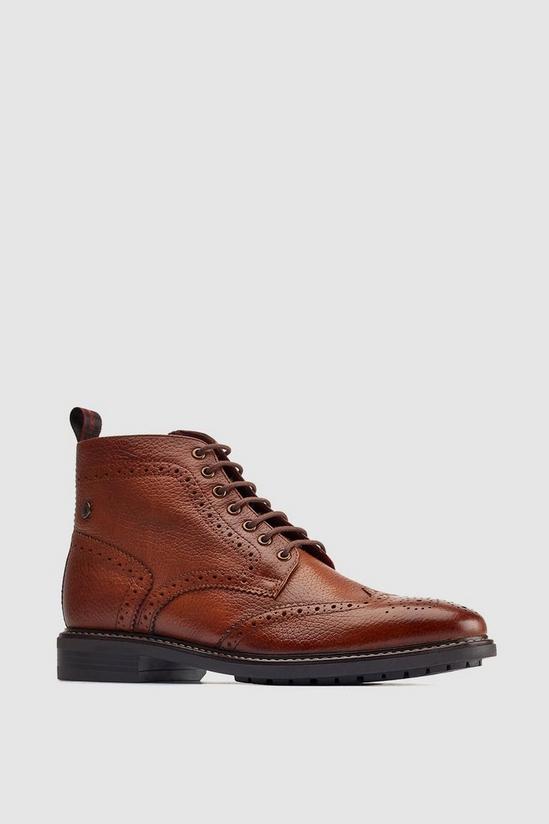 Base London 'Berkley' Leather Brogue Boots 2