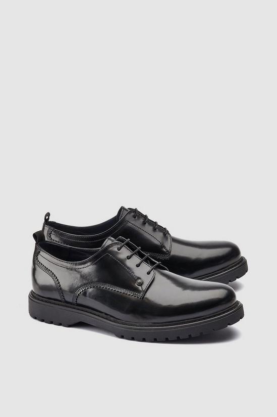 Base London 'Cog' Leather Derby Shoes 6