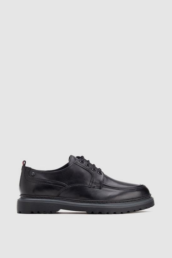 Base London 'Rene' Leather Moc Toe Shoes 1