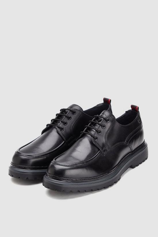 Base London 'Rene' Leather Moc Toe Shoes 2