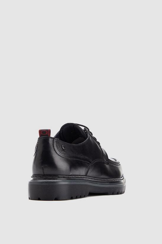 Base London 'Rene' Leather Moc Toe Shoes 3