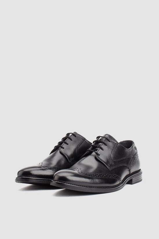 Base London 'Risco' Leather Brogue Shoes 2