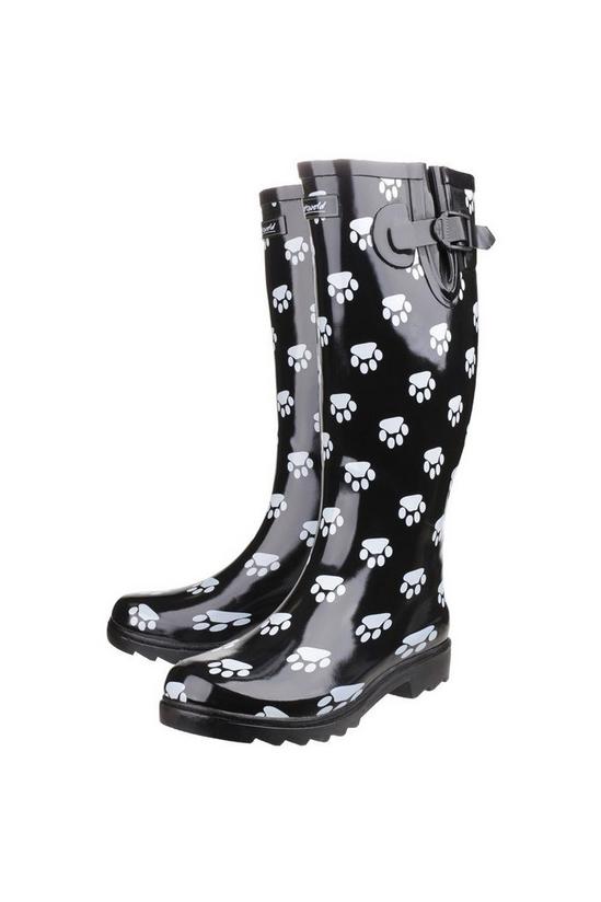 Cotswold 'Dog Paw' Rubber Wellington Boots 6