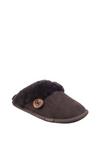 Cotswold 'Lechlade' Leather Mule Ladies Slippers thumbnail 1