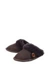 Cotswold 'Lechlade' Leather Mule Ladies Slippers thumbnail 5