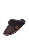 Cotswold 'Lechlade' Leather Mule Ladies Slippers thumbnail 6