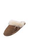 Cotswold 'Lechlade' Leather Mule Ladies Slippers thumbnail 6