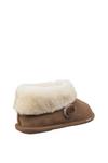 Cotswold 'Wotton' Leather Ladies Bootie Slippers thumbnail 2