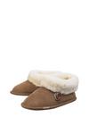Cotswold 'Wotton' Leather Ladies Bootie Slippers thumbnail 5