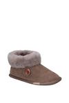 Cotswold 'Wotton' Leather Ladies Bootie Slippers thumbnail 1