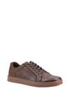 Hush Puppies 'Mason' Smooth Leather Lace Trainers thumbnail 1