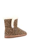 Hush Puppies 'Ashleigh' Suede and Faux Fur Bootie Slippers thumbnail 2