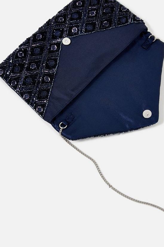 Accessorize 'Tabitha' Bead-Embellished Clutch Bag 3