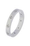 Accessorize Platinum-Plated Sparkle Star Band Ring thumbnail 1
