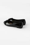 Accessorize Bow Front Patent Ballerina Flats thumbnail 3